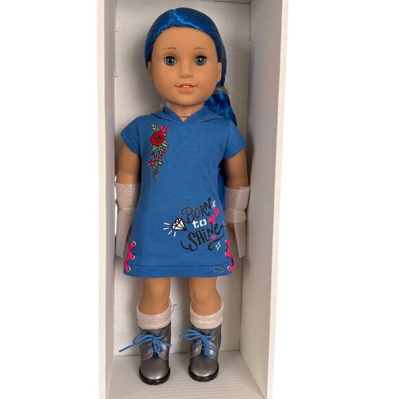 American Girl Truly Me 18" Doll #90 with Long Blue Hair - Picture 3 of 7